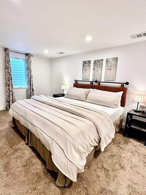 Escape to your own private oasis lower level master bedroom with a beautifully appointed ensuite bath.