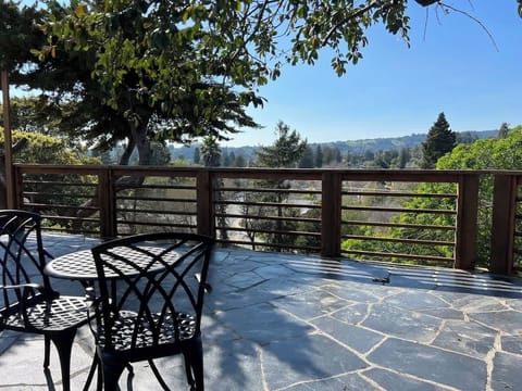 Private Patio with mountain views