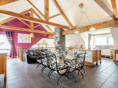 Dining Area | Seaviews and Hot Tub at Admirals Anchor, Portpatrick