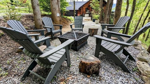 [Outdoor Space] Connect with nature by relaxing in an Adirondack chair or enjoying a fire pit with family and friends.