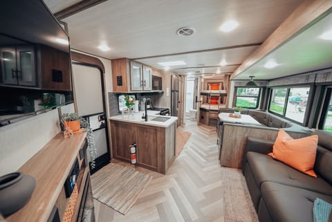 View of the main living & kitchen areas