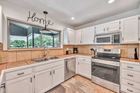 Fully stocked kitchen