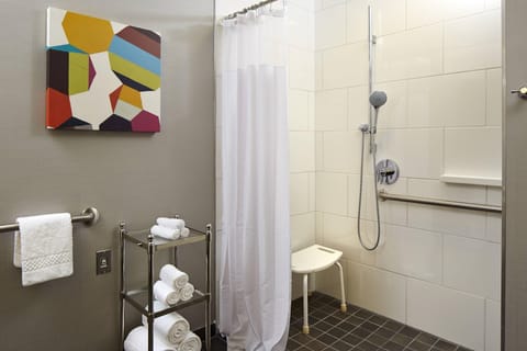 Free toiletries, hair dryer, towels, soap