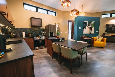 The chef's kitchen makes cooking a pleasure - or hire our private chef!