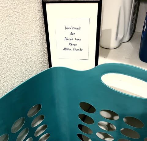 used towel drop off