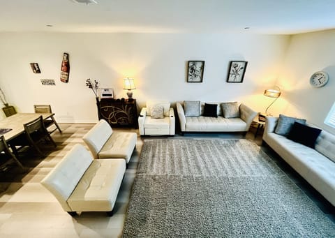 spacious living room