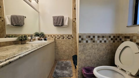 Comfort Double Room | Bathroom | Shower, designer toiletries, hair dryer, towels