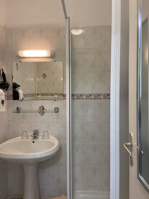 Deluxe Double Room | Bathroom | Hair dryer, towels, soap, shampoo