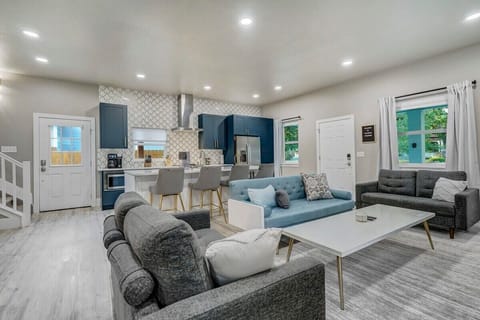 Our Living Room and Kitchen are Both Remarkably Spacious. Unwind in Comfort or Whip Up Your Favorite Snacks with Ease!