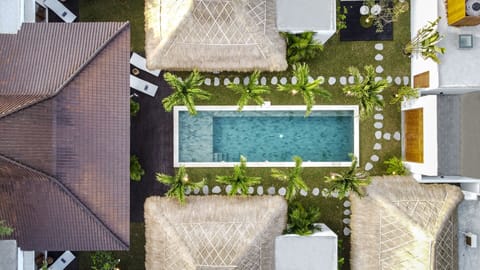 Drone view of the villa