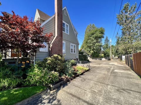 Off-street parking and private entrance