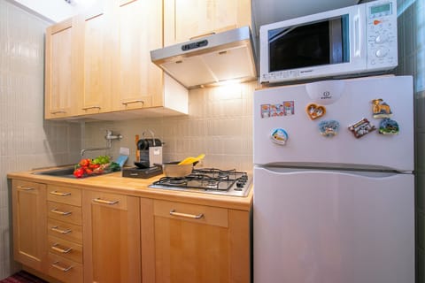 Family Apartment, 1 Bedroom (La Tana dello Scoiattolo (Skiing) | Private kitchen | Fridge, microwave, stovetop, espresso maker