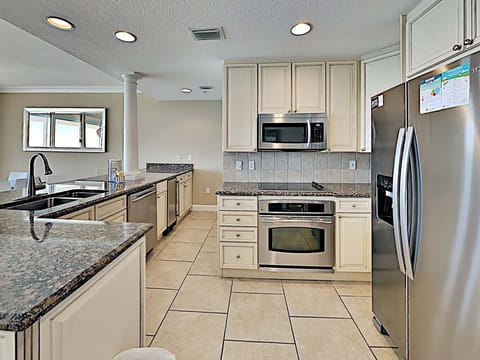 Condo, Multiple Beds, Balcony, Ocean View (#1202C - No Pets Allowed) | Private kitchen | Fridge, microwave, oven, stovetop