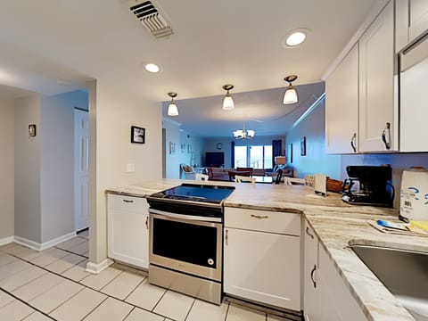 Condo, Multiple Beds, Balcony, Ocean View (#501 - No Pets Allowed) | Private kitchen | Fridge, microwave, oven, stovetop