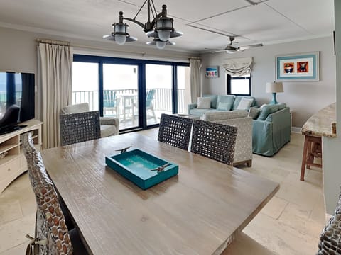 Condo, Multiple Beds, Balcony, Ocean View (#806 - No Pets Allowed) | Living area | 40-inch flat-screen TV with cable channels, TV