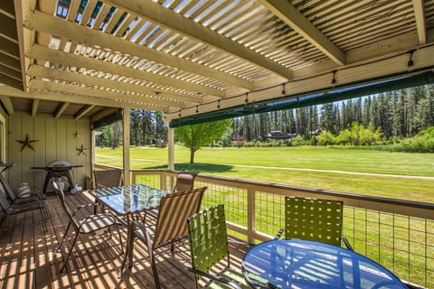 Deck has view to the 8th fairway