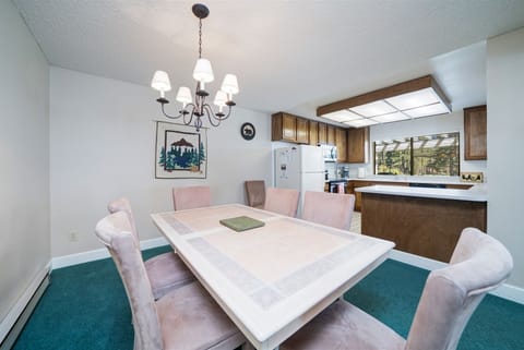 Spacious dining room