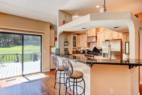 Bar seating so you can be a part of it all