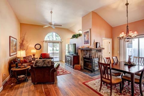 Gorgeous open living room and dining room