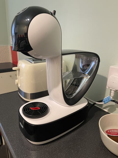 Design Apartment | Private kitchen | Fridge, electric kettle, cookware/dishes/utensils