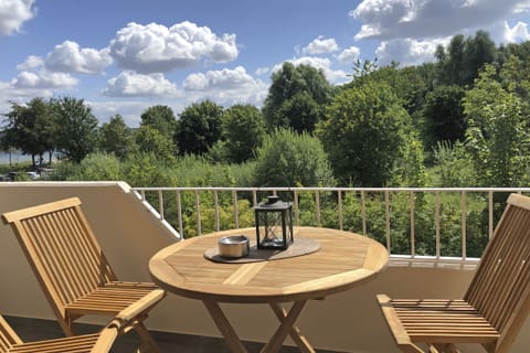 sunny balcony with a fantastic view