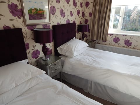 Twin Room, Ensuite, Garden View | Iron/ironing board, free WiFi, bed sheets