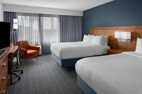 Room, 2 Queen Beds | Premium bedding, down comforters, in-room safe, desk
