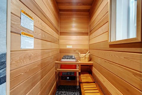 Dry Sauna in Primary Bathroom