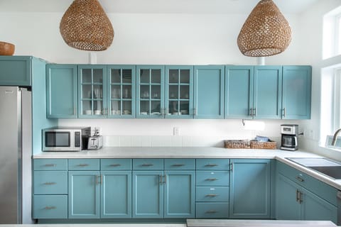 We want you to feel at home and have stocked the kitchen with all the essentials