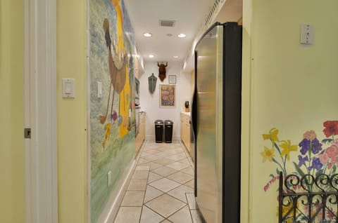 Kitchen view from the hallway.