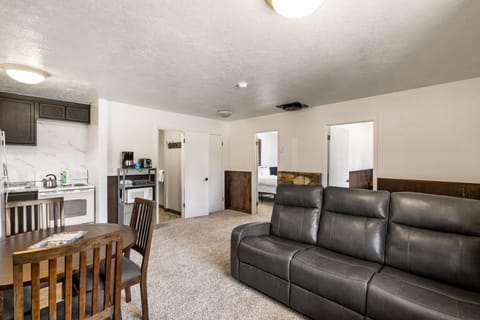 Economy House | Living area | LED TV, fireplace