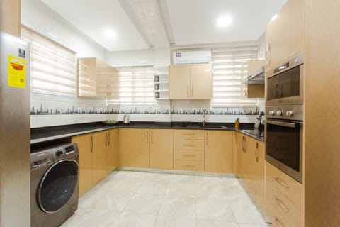 Exclusive Apartment, 2 Bedrooms | Private kitchen | Full-size fridge, microwave, oven, stovetop