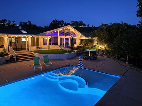Your personal sanctuary awaits ... pool, firepit lounge area, hot tub, sunsets .