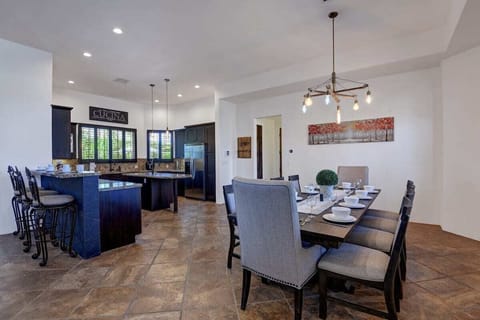 Additional seating at the counter.