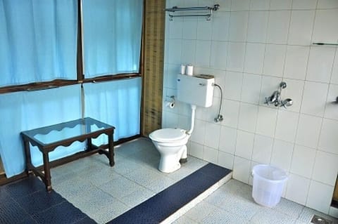 Banana Republic non smoking wooden chalet | Bathroom | Shower, towels