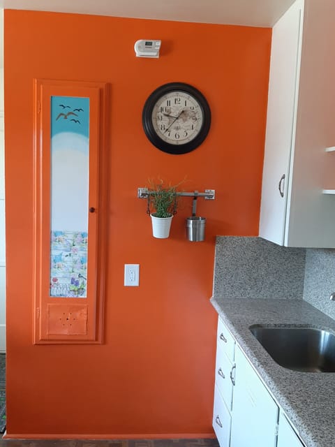 The Orange Kitchen Suite | Private kitchen | Fridge, microwave, freezer