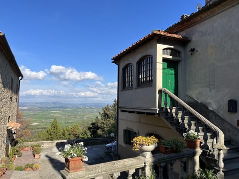 The front door to the first floor. 