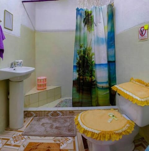 Basic Triple Room, Terrace | Bathroom | Shower, rainfall showerhead, free toiletries, hair dryer