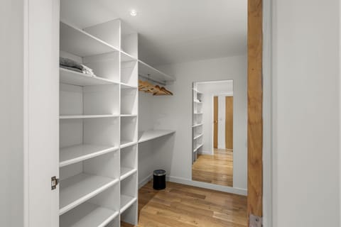 walk in wardrobe and dressing area