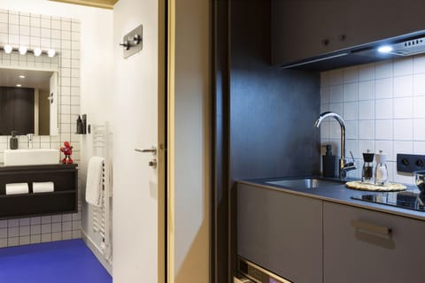 Studio | Private kitchenette | Fridge, microwave, oven, stovetop