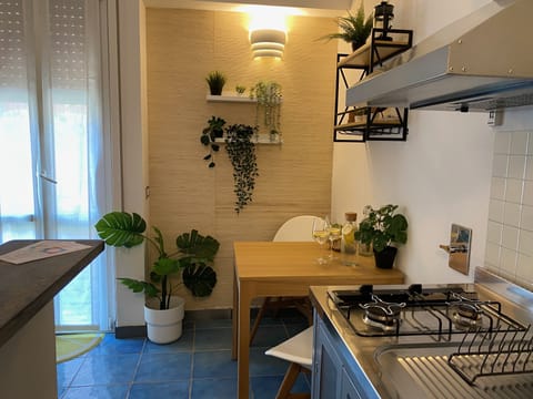 Basic Apartment | Private kitchen | Fridge, espresso maker, coffee/tea maker, coffee grinder