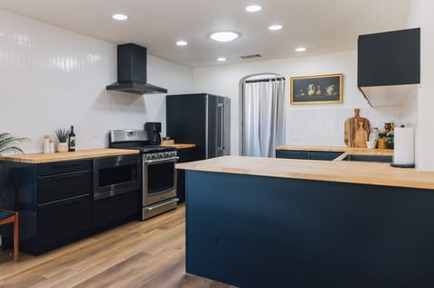 Kitchen - well stocked for large meals