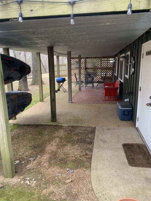 Downstairs patio