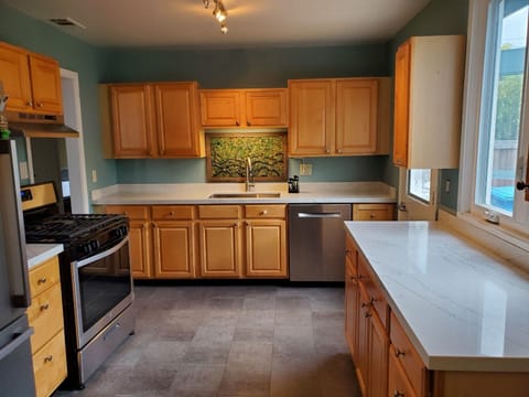 Newly remodeled kitchen