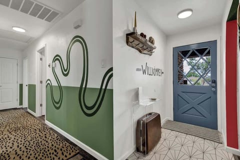 Feel the fun, funky vibe as you walk in the front door