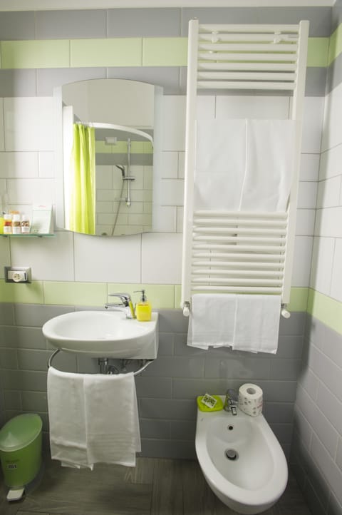 Standard Double Room | Bathroom | Shower, free toiletries, hair dryer, bidet