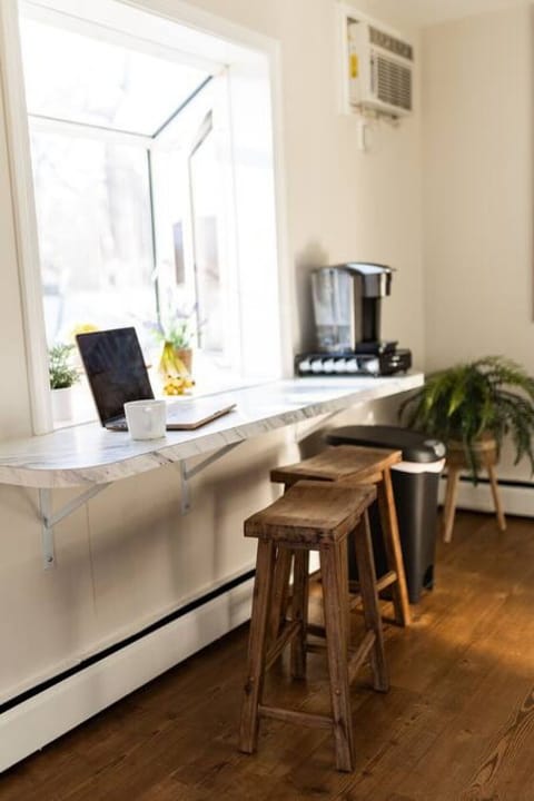 The Kitchen breakfast nook.