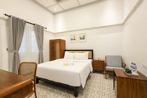 Deluxe Double Room | Frette Italian sheets, premium bedding, Select Comfort beds