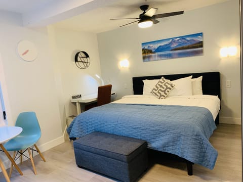 Romantic Studio | Premium bedding, memory foam beds, individually decorated