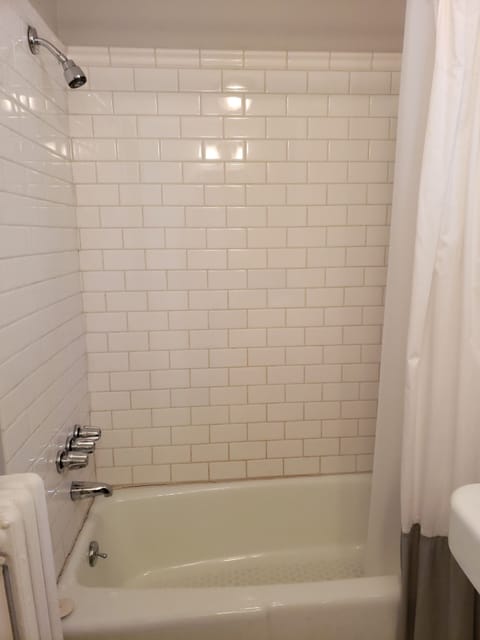 Deluxe Suite, 1 Queen Bed | Bathroom | Combined shower/tub, towels